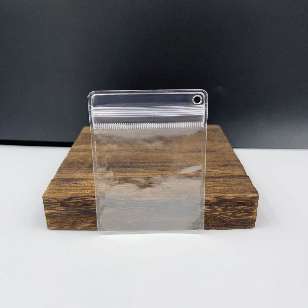 侧孔偏孔袋PVC透明首饰袋证件照摇摇乐收纳袋子捏捏袋带孔可悬挂,淘宝优惠券,粉丝福利购,淘宝优惠卷