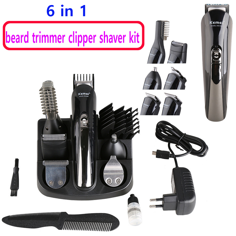 body nose hair electric beard trimmer clipper shaver kit - 图0