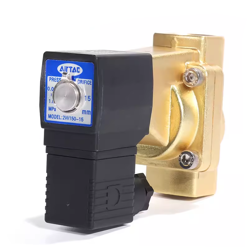 亚德客2W150-15B 200-20 250-25两位两通常闭电磁水阀流体控制阀 - 图3