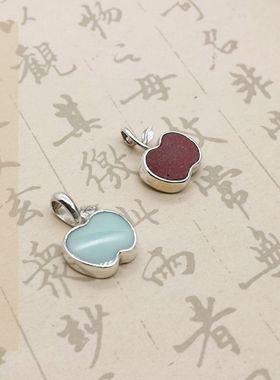 复古民族风首饰品手工镶嵌老瓷片