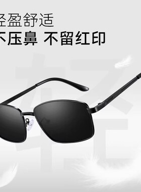日夜两用变色太阳眼镜男士专用