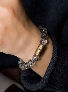 非鱼之家原创简约天然水晶手链