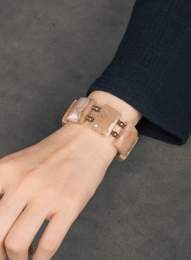 原创小众设计天然玛瑙手链手排