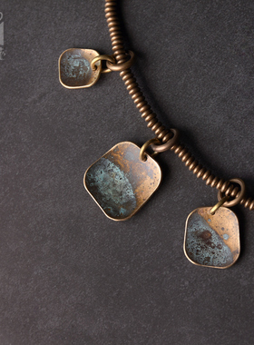 曲尾花原创设计复古男女流苏手链