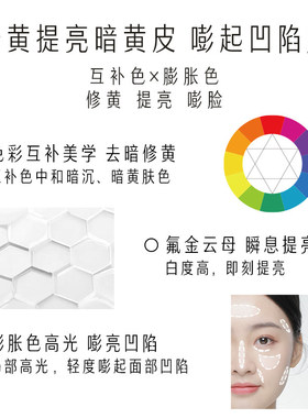 卡婷散粉三色蜜粉定妆粉持久不脱妆控油清透提亮柔焦细腻不卡粉