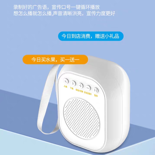 迷你小型录音循环播放器多功能播放一体机录音机鸟用播放机可插卡