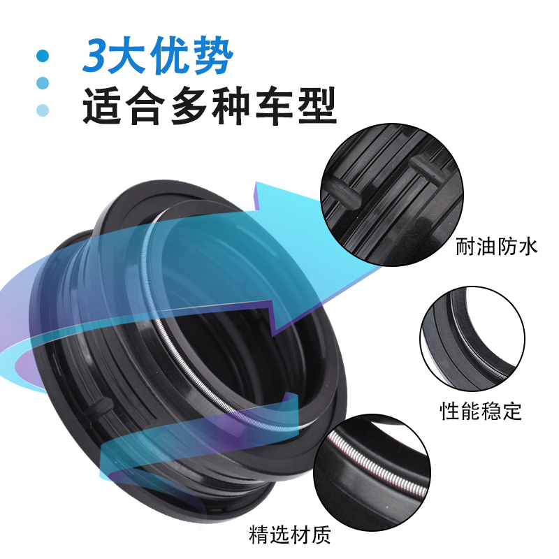 适用川崎Ninja300 500铃木RM85 GS500 GSX750摩托车前叉减震油封 - 图0