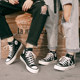 Kuang shoes 1970s canvas shoes for women breathable low-top black high-top students sneakers men’s sports shoes trendy style
