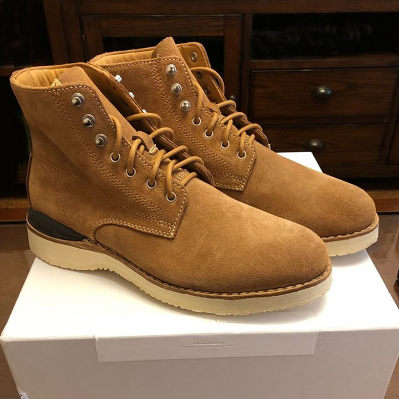 VISVIM UNCLE GUI新款固特异virgil厚底增高反绒手工日潮百搭男靴 - 图2