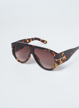 法式慵懒大框猫眼遮阳太阳镜