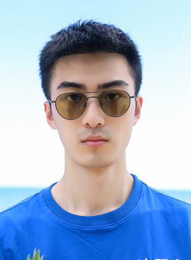 时尚飞行员式近视潮男女太阳镜