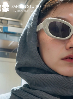 防紫外线椭圆形韩版男女款太阳镜