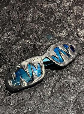 亚比滴胶街头小众设计合金太阳镜