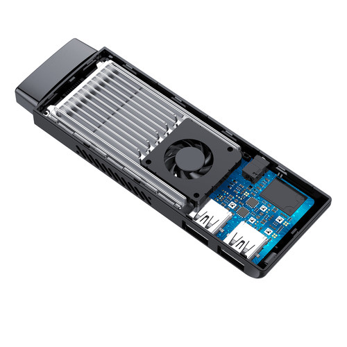 J4125微型电脑棒M1K小主机intel四核win11客厅口袋便携电脑主机 - 图3