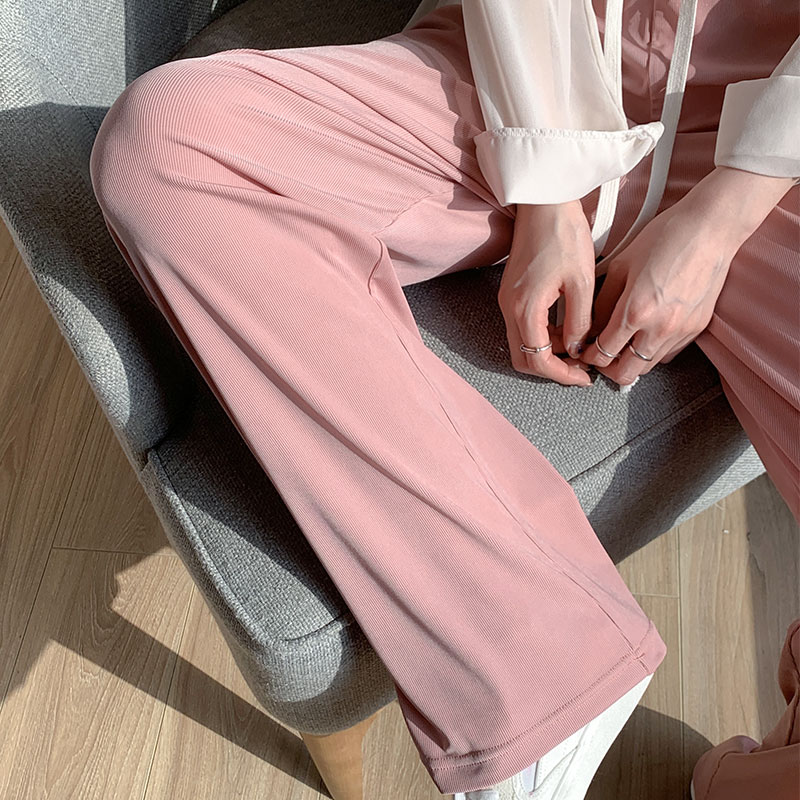 【林美丽推荐】秀黛泡泡裤螺纹阔腿裤 秀黛内衣休闲裤