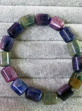 天然蓝宝石红宝石手串手链手环镯