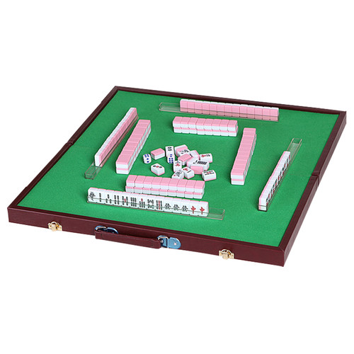 新品26mm迷你麻将旅行便携式学生宿舍外出携带mini袖珍小号麻将牌 - 图0