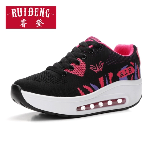 Спортивная обувь, летний дышащий кушон на платформе, туфли, 2019