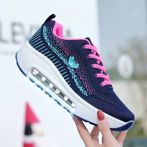 Спортивная обувь, летний дышащий кушон на платформе, туфли, 2019