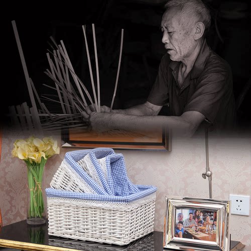 桌面收纳盒长方形小杂物零食遥控器整理盒化妆品口红粉扑置物架子 - 图3