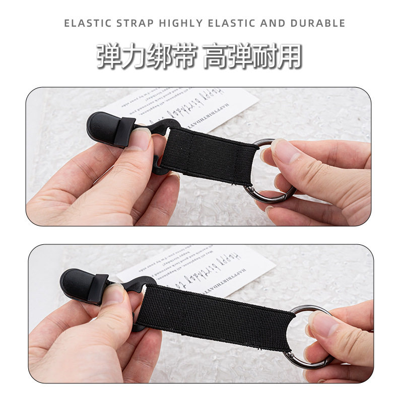 户外旅行帽子夹多功能背包夹便携式帽子收纳夹子太阳帽挂包防丢夹 - 图3