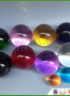 6cm多色魔术商务风愚人节水晶球