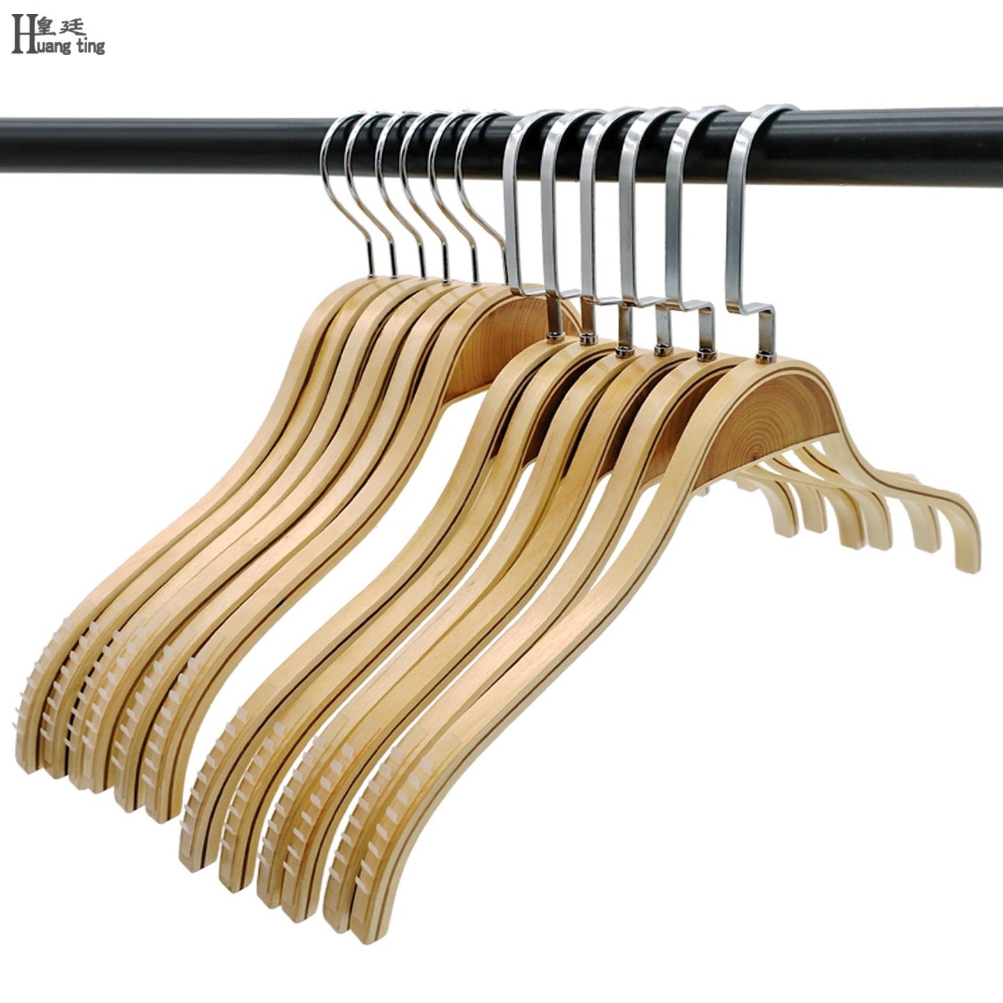 服装店专用女装木头防滑衣架童装木裤夹无痕实木衣架男士木质衣撑,淘宝优惠券,粉丝福利购,淘宝优惠卷
