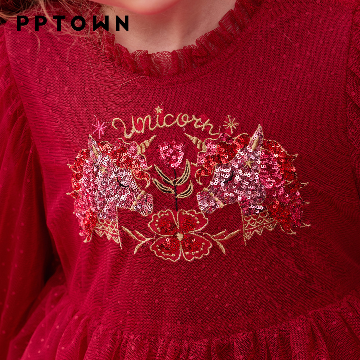 女童连衣裙2026新款秋冬洋气长袖儿童演出网纱刺绣蕾丝公主可爱裙,淘宝优惠券,粉丝福利购,淘宝优惠卷