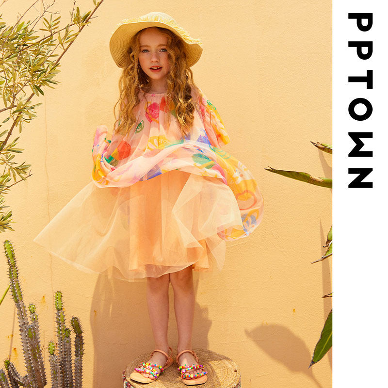 女童连衣裙夏薄2025新款儿童沙滩超好看公主裙大童网纱裙女孩裙子,淘宝优惠券,粉丝福利购,淘宝优惠卷