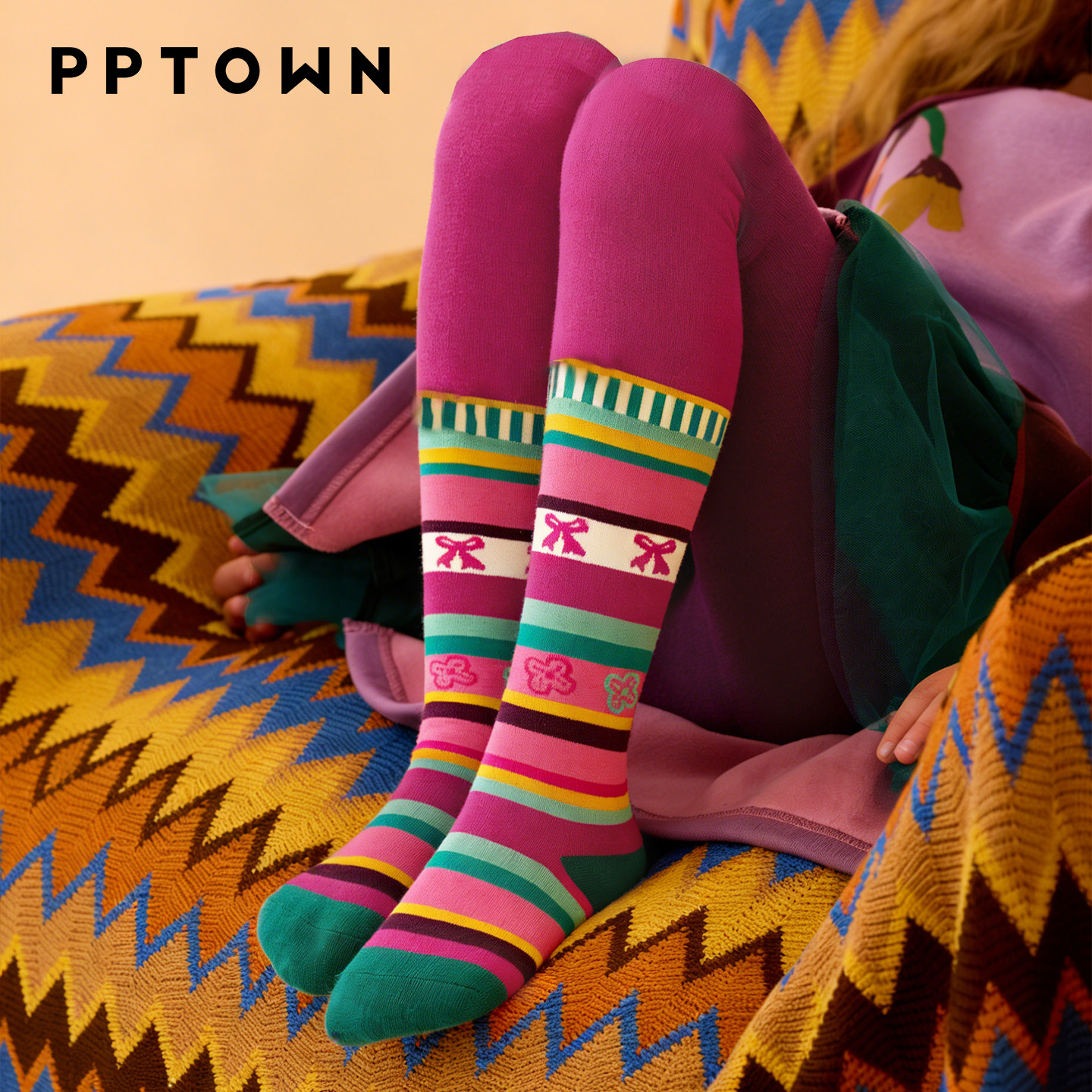 女童连裤袜秋冬2025新款儿童亲肤保暖打底裤提花弹力运动袜童装,淘宝优惠券,粉丝福利购,淘宝优惠卷