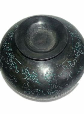 青铜器仿古摆件狩猎杂项收藏品