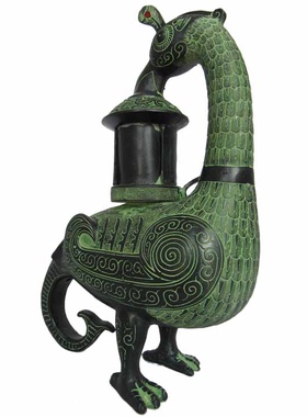 仿古风凤凰摆件乔迁新居装饰品