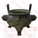 Decoration Buddhist hall incense burner antique bronze