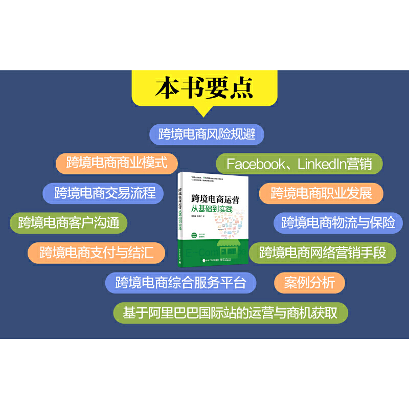 跨境电商运营从基础到实践 柯丽敏 互联网多平台运营管理零基础入门理论与实务数据分析教程书 开店教材 电子商务淘宝推广自学书籍