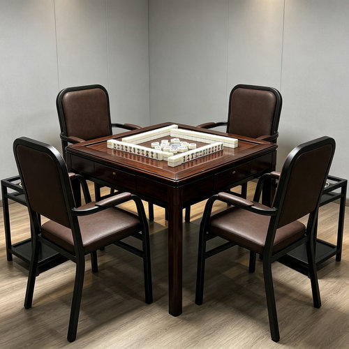麻雀麻将机专用椅子靠背棋牌椅子凳子棋牌室椅家用麻将椅子休闲椅 - 图3
