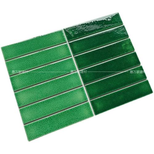 Длинная ледяная керамическая мозаичная плитка ретро стиль ванная комната ванная плитка синяя плитка бассейна