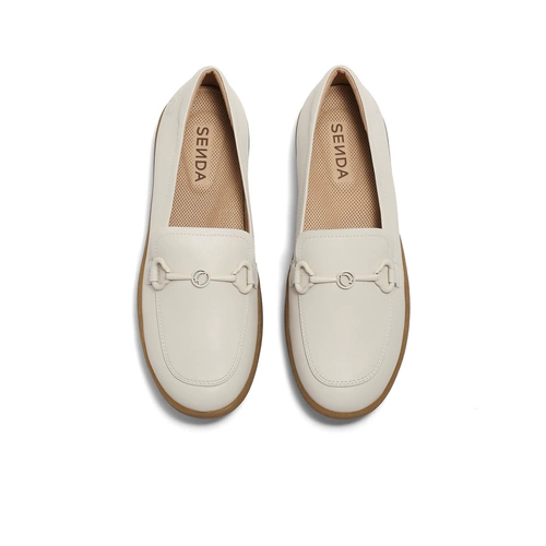 Senda Super Soft Loafer обувь женская обувь весна и осень -стиль торговых центров такая же матери и туфли какао квартира для одиночной обувь 4cfb7aa4