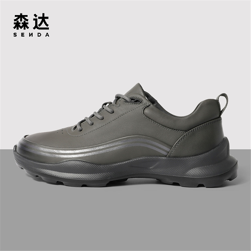 森达时尚运动鞋男新款商场同款行走休闲鞋1GD01AM3 - 图0