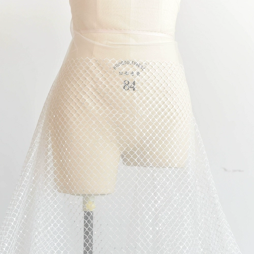 Кружевные блестки для ногтей, ткань, свадебное платье, с вышивкой, кружевное платье