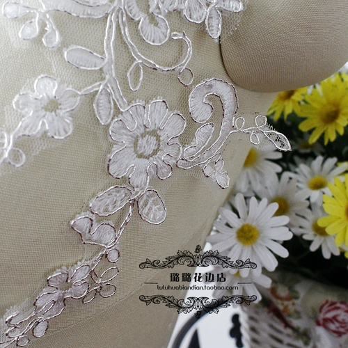 Сандалии, кружевные тапочки, аксессуар для волос ручной работы, кружевное платье, в цветочек, DIY