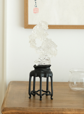 玲珑太湖石摆件，新中式软装饰品