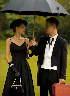 浪漫赫本婚纱摄影道具珍珠