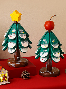 紫香凝高级感圣诞树隔热垫装饰品