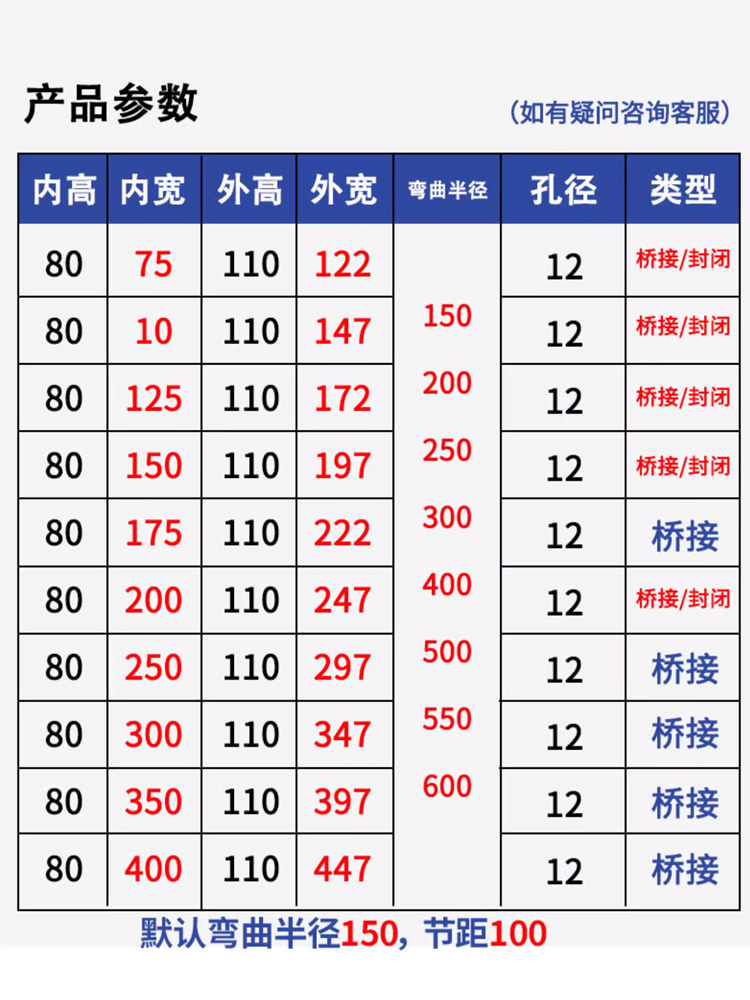 静音桥式拖链工程塑料坦克履带线槽黄点加强尼龙塑料雕刻机床LT80 - 图3