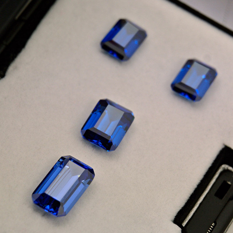 朱诺赫拉合成2七克拉蓝宝石裸石 朱诺赫拉其它首饰