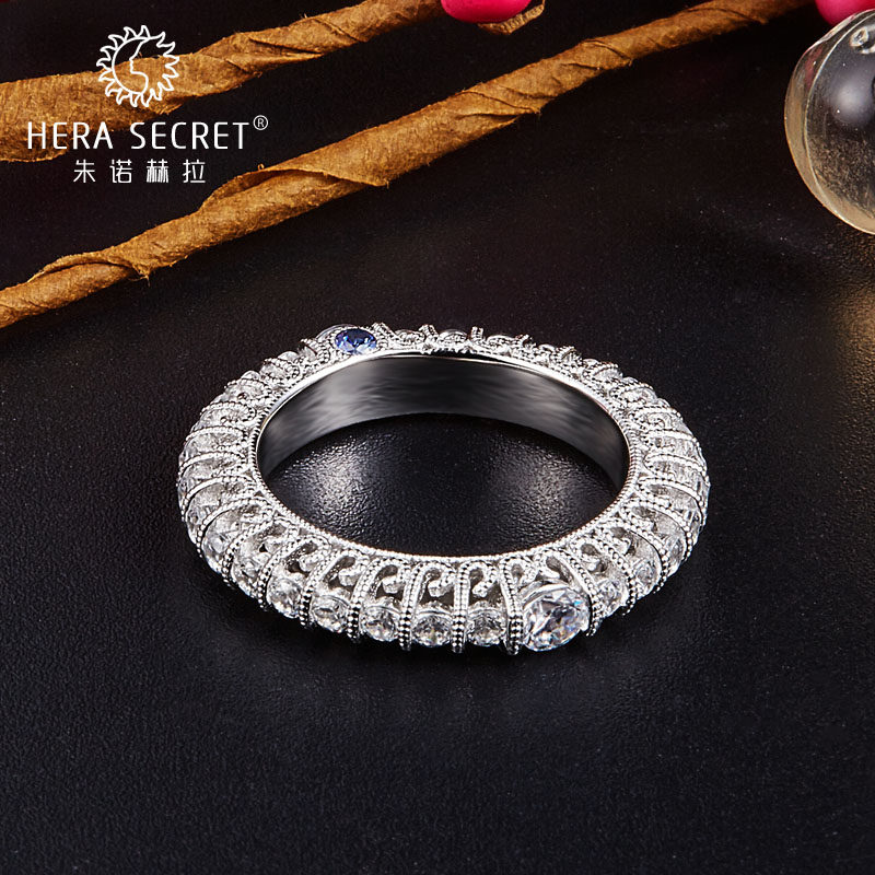 朱诺赫拉18k金pt950人造复古铂金 朱诺赫拉戒指/指环