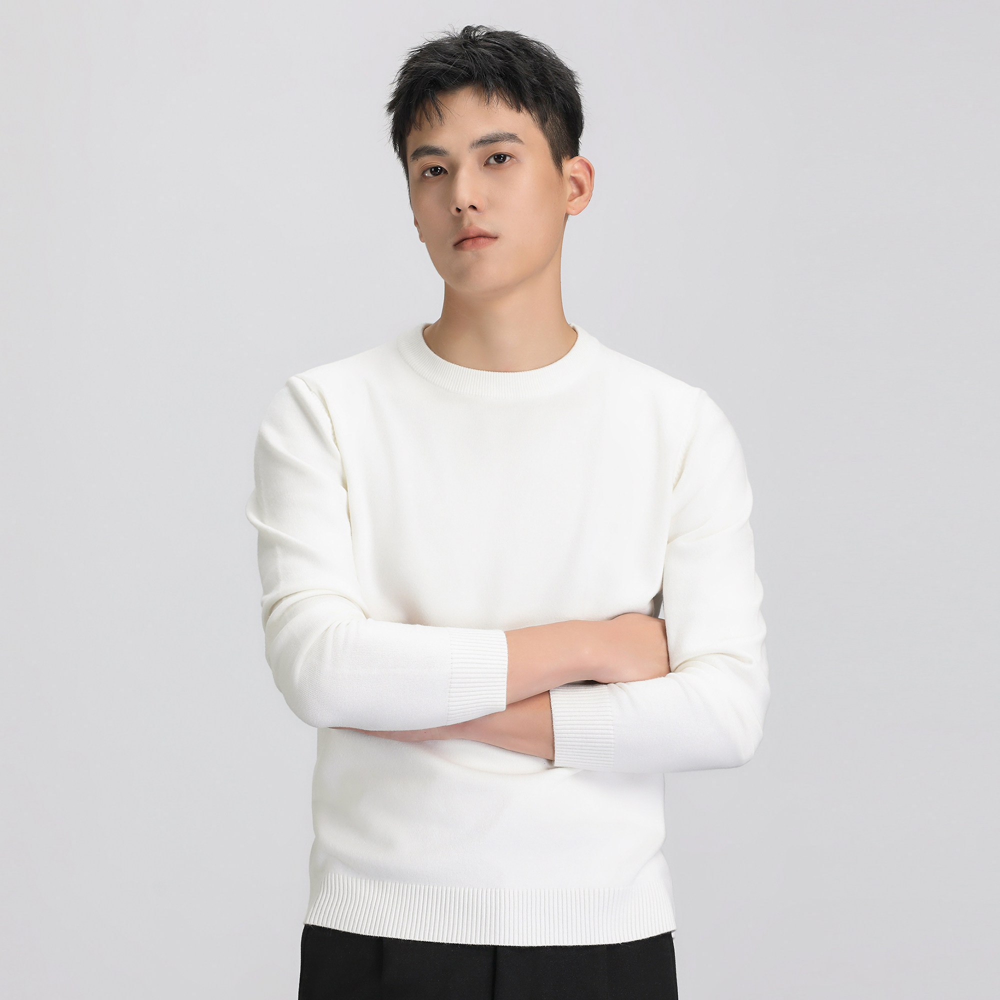 秋冬季套头男士毛衫男毛衣春秋新款圆领休闲青年保暖打底针织衫冬,淘宝优惠券,粉丝福利购,淘宝优惠卷