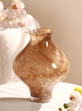 轻奢艺术网红玻璃花瓶装饰摆件