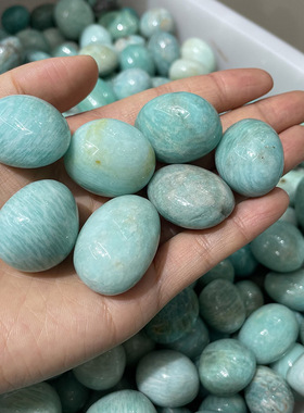天然水晶碎石天河石消磁石