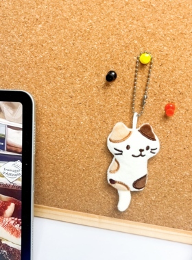 可爱毛绒胸针小猫咪玩偶包包挂件